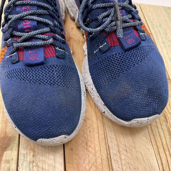 Nike Space Hippie 1 Shoes Mens Size 8 Navy Orange Athletic Running DN0010-400 - Picture 10 of 14